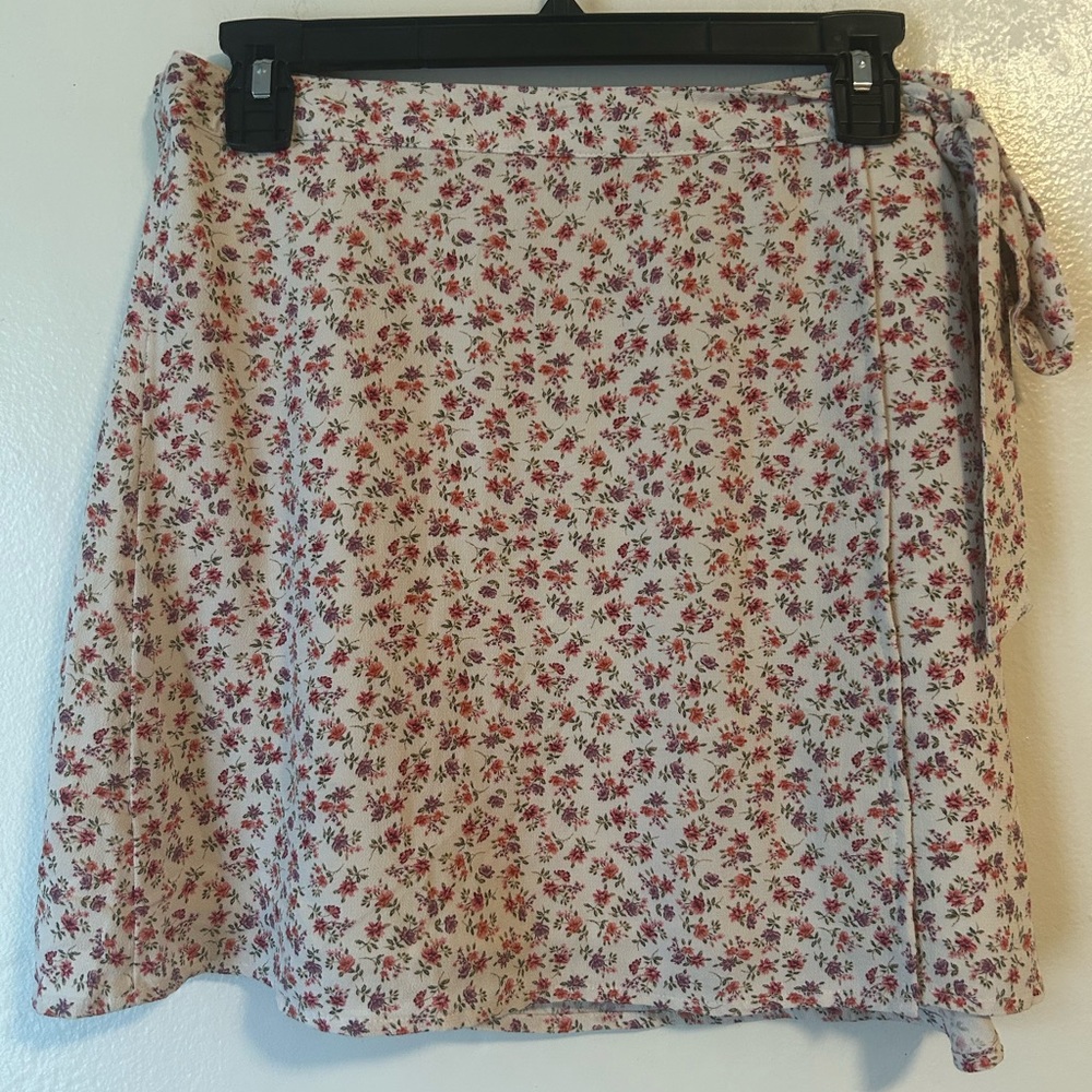 AE Whimsical Fairycore Wrap Skirt S Cottagecore Dainty Garden Girl Beachy Boho